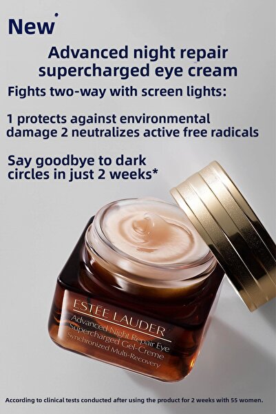 Estee Lauder Eye Cream - Advanced Night Repair Supercharged Gel Eye Cream 15ml, Repairing, Anti-Dark Circles