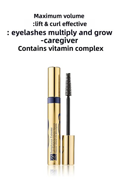 Estee Lauder ماسكارا Sumptuous Extreme، أسود، 8 مل (من الرموش المتكررة، الحمو...