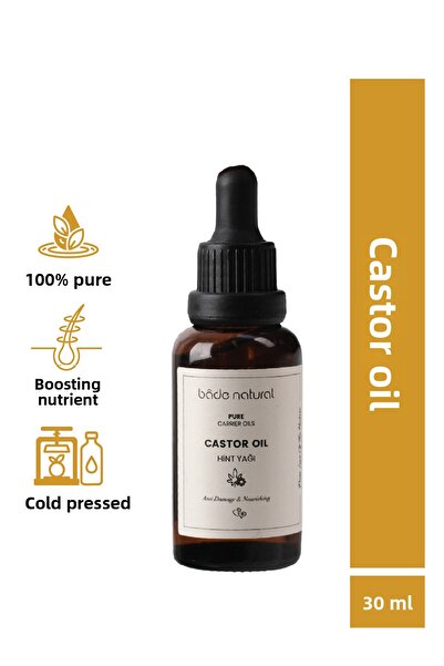 Bade Natural 30 Ml 100% Pure Castor Oil - Cold Pressed