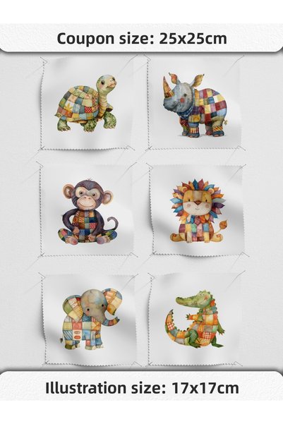 FabricMarket Patchwork Fabric Set – 100% Cotton Patterned Fabric Coupons for Sewing and Hobby