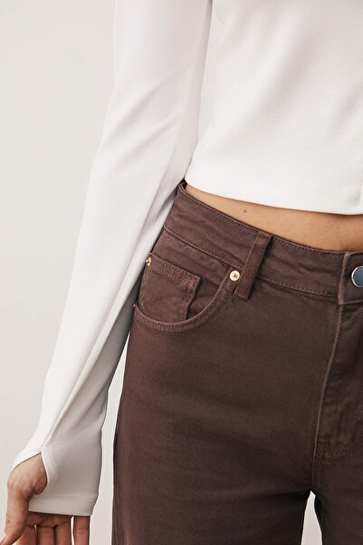 Trendyol Collection Ecru Soft Touch Hooded Zippered Pocket Knitted Sweatshirt Twoaw26Sw00218