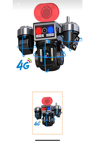 AVENİR 3 Kameralı 15MP Güvenlik Kamerası – Çift Yönlü Ses, Polis Çakarlı, Kişi Algılama TR Charger