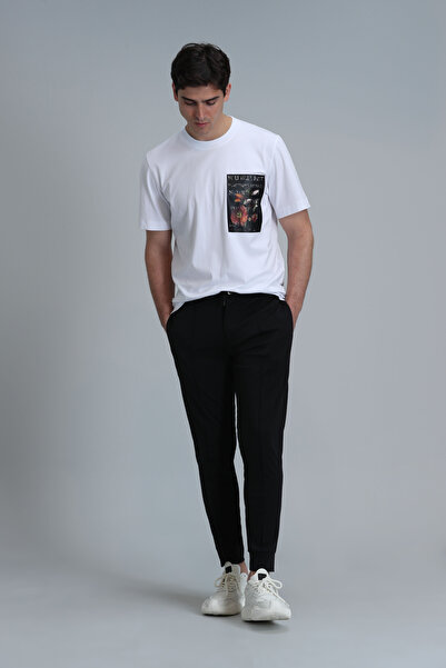 Lufian Pito Jogger Pantolon Tailored Fit Siyah
