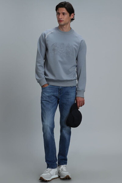 Lufian Flash Smart Jean Erkek Pantolon Slim Fit Mavi