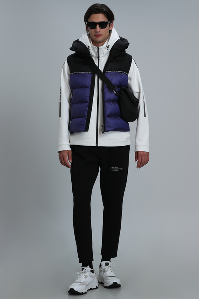 Lufian Bert Kaz Tüyü Erkek Yelek Mor