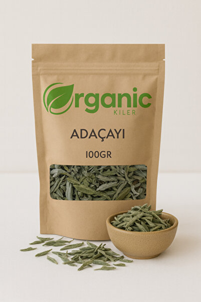 Organic Kiler Adaçayı Doğal & Katkısız 100gr. Elenmiş ve Taze