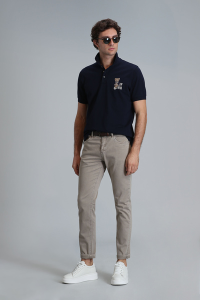 Lufian Helt Spor 5 Cep Erkek Pantolon Slim Fit Deve Tüyü