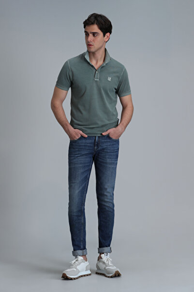 Lufian Vernon Smart Men's Polo T-Shirt Nefti Green