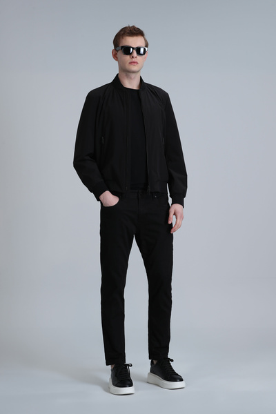 Lufian Anton Smart Jean Erkek Pantolon Slim Fit Siyah