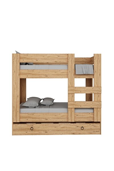 Ninnimo Genç Ranza 90x190 Yatak Uyumlu Yavrulu Antik Çam Ranza