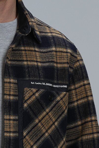 Lufian Hammer Erkek Basic Gömlek Regular Fit Lacivert