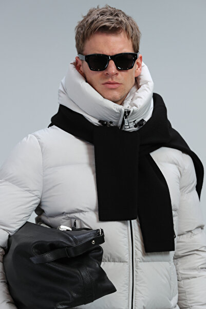 Lufian Tommy Kaz Tüyü Erkek Mont Taş