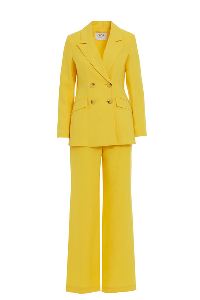 GİZİA Düğme Detaylı Ceketli Ve Palazzo Pantolonlu Takım
