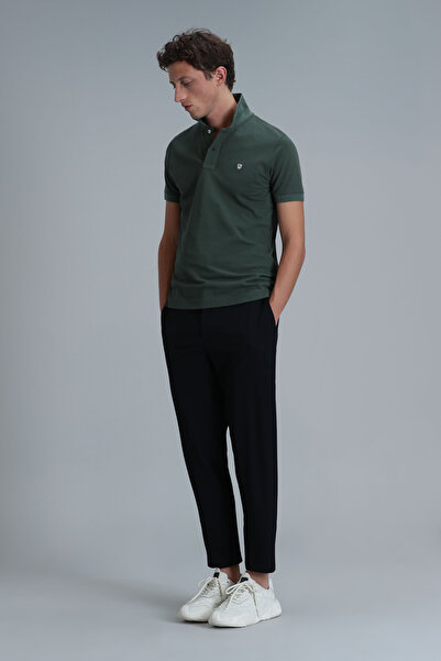 Lufian Laon Smart Men's Polo T-Shirt Slim Fit Green