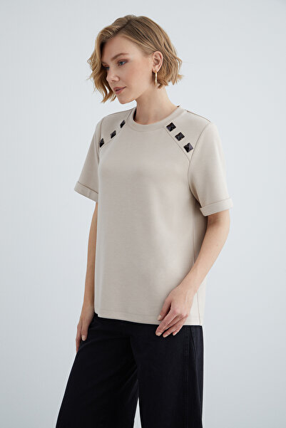 kı.we Duble Kollu Rahat Kesim T-shirt