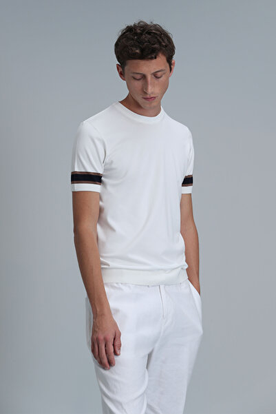 Lufian Lucy Men's Sweater Ecru