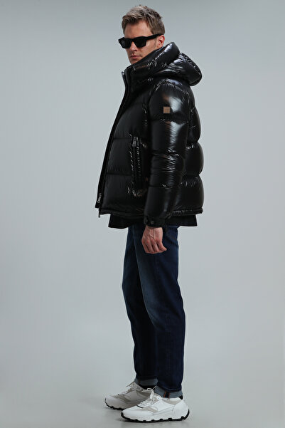 Lufian Douglas Goose Feather Men's Coat Black