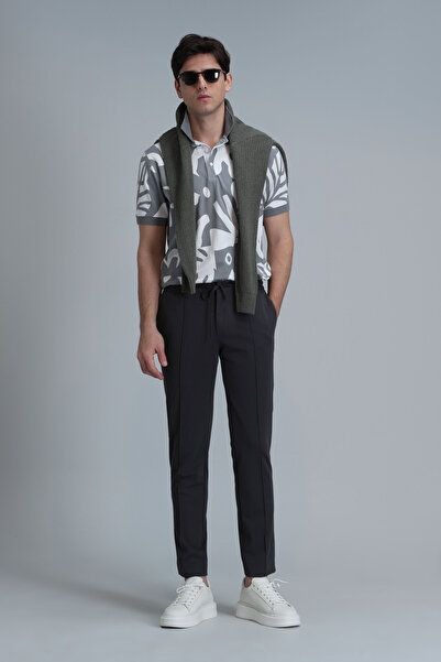 Lufian Lindon Smart ανδρικό μπλουζάκι πόλο πράσινο