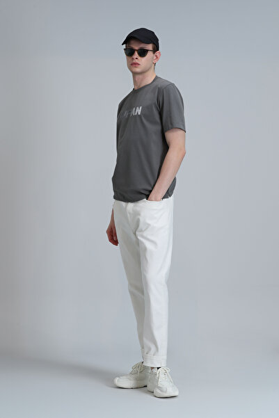 Lufian Benjamın Modern Grafik T- Shirt Yeşil