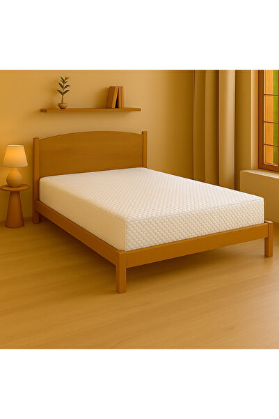 Elovias Fitted Bazalı Sıvı Geçirmez Yatak Alez Koruyucusu Beyaz