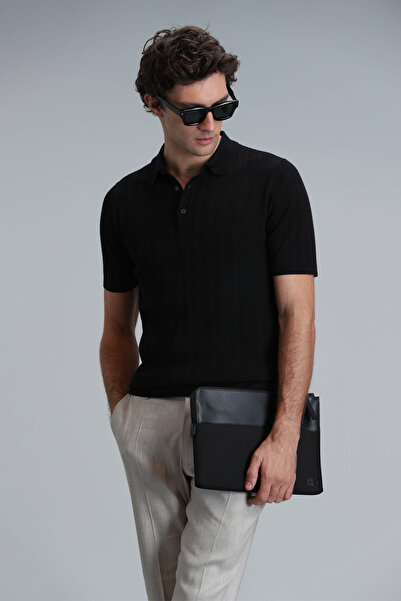 Lufian Marcel Erkek Kazak Siyah