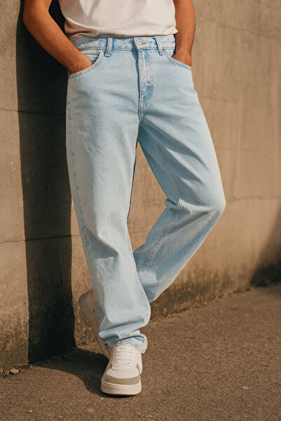 CEDY DENIM Ψηλόμεσο φαρδύ τζιν Jean Leon - C352