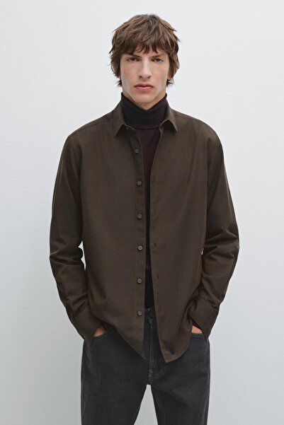 Massimo Dutti Regular fit fitilli gömlek