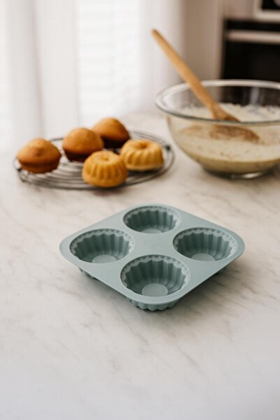 Silicorner 4'lü Silikon Airfryer Muffin Kek Kalıbı