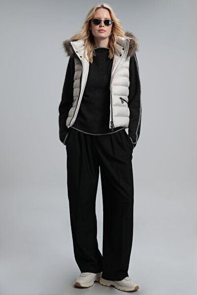 Lufian Lında Kadın Tekno Yelek Ekru