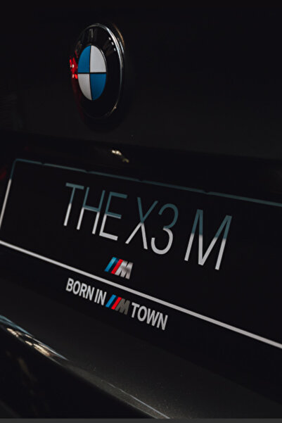 3M Born In M Town Orijinal Ön Ve Arka Plakalık Universal Tüm Araçlara Uyumlu Plakalık Çerçevesi