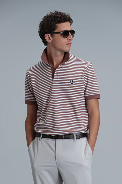 Lufian Danı Smart Erkek Polo Tişört Kiremit