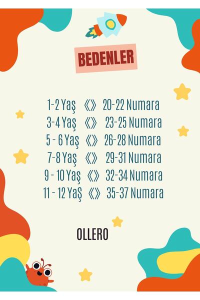 Ollero Детски безшевни зимни термо чорапи с нос 8 чифта