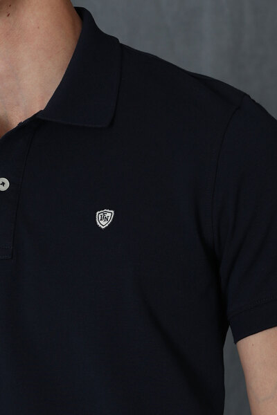 Lufian Чоловіча футболка Laon Sport Polo з коміром темно-синього кольору