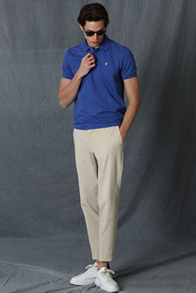 Lufian Laon Smart Erkek Polo Tişört Saks