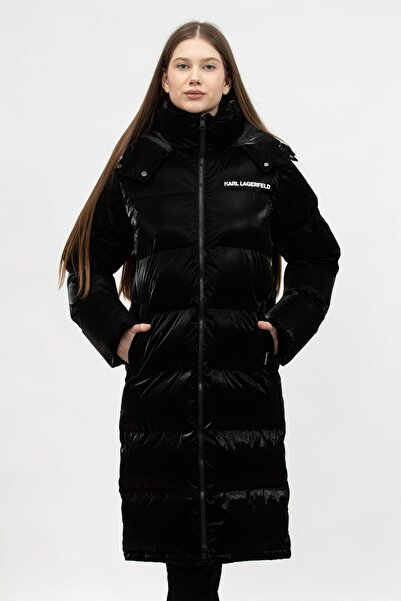 Karl Lagerfeld Kadın Mont Siyah