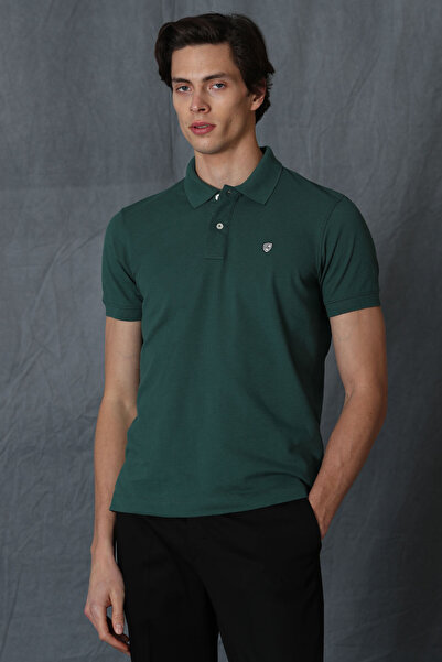 Lufian Laon Smart Men's Polo T-Shirt Duck Green