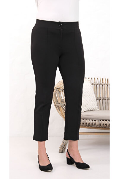 Paw Garage Lycra Plus Size Skinny Leg Pants, 4 Seasons, Body Gathering Pants