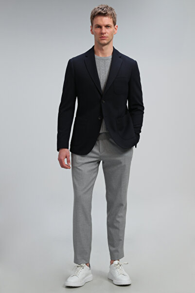 Lufian Pıetro Spor Erkek Blazer Ceket Slim Fit Lacivert