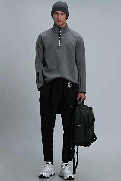 Lufian Davın Erkek Sweatshirt Gri