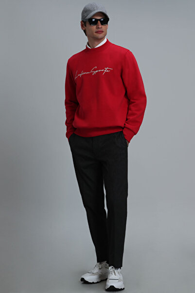 Lufian Lowe Erkek Sweatshirt Kırmızı