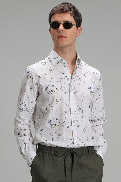 Lufian Kamon Erkek Smart Gömlek Comfort Fit Yeşil