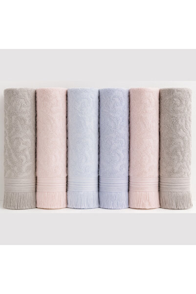 POKUT %100 Pamuk 6’lı Mutfak Havlusu Seti 30x50 cm | Yumuşak Emici Kurulama ve El Havlusu | Renkli Desenli