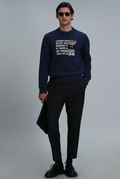 Lufian Ανδρικό μπλουζάκι Bud Navy Blue