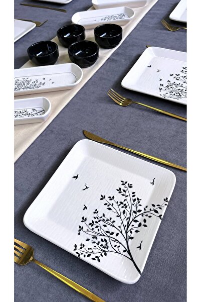 ers erbaşlar AMORE 16 Parça 6 Kişilik Lüx Kahvaltı Takımı Seti Kahvaltılık Sunum Seti