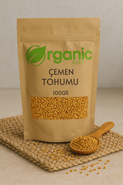 Organic Kiler Çemen Otu Tohumu 100gr Mide Dostu , Organik Çemen Tohumu , Yeni...