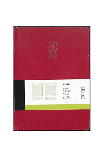 Gıpta 119-eck Eko 20x28 Günlük Ajanda