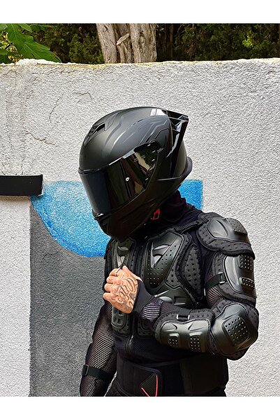 Sway SW867 MAT SİYAH BLACK LINE KASK