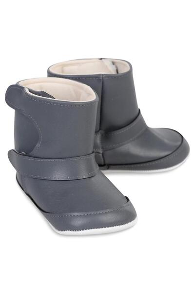 Papulin Baby Booties - Number Baby - Gray17