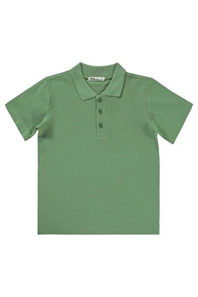 Civil Boys Yelken Nakışlı Lakos 6-9 Yaş Tişört - Haki 9-10 Yaş