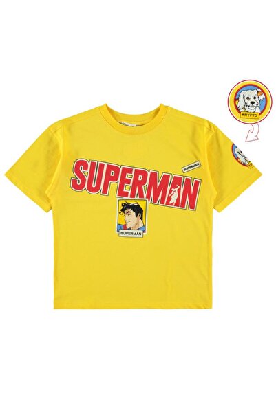 Superman Superman Štampano majica za decu 6-9 godina - žuta 6-7 godina